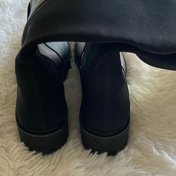 Stuart Weitzman Boots Over the Knee Alina City Leather Black Size EU 36 US 5.5 - Picture 7 of 12